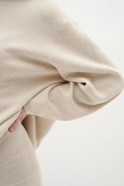 INWEAR SWEATER ROUND NECK ROUNDED SLEEVE HI LO HEM 30109742/1304031 KAYLLA