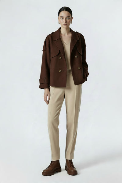 NOTSHY JACKET CASHMERE CROP TRENCH NF0U002 TALITA