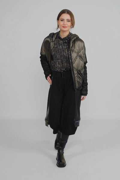 BEATE HEYMANN TOP JERSEY CIRCLE PRINT WITH APPLIQUE 429-9